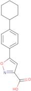 5-(4-Cyclohexylphenyl)-1,2-oxazole-3-carboxylic acid