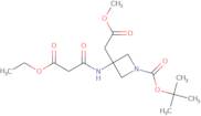 1-[(1,1-Dimethylethoxy)carbonyl]-3-[(3-ethoxy-1,3-dioxopropyl)amino]-3-azetidineacetic acid methyl…