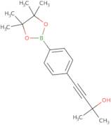 2-Methyl-4-[4-(4,4,5,5-tetramethyl-1,3,2-dioxaborolan-2-yl)phenyl]-3-butyn-2-ol