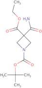 1-Boc-3-carbamoyl-3-carbethoxyazetidine