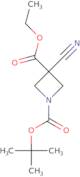 1-tert-Butyl 3-ethyl 3-cyanoazetidine-1,3-dicarboxylate