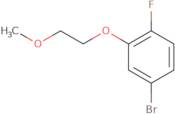 4-Bromo-1-fluoro-2-(2-methoxyethoxy)-benzene