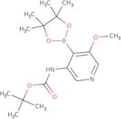 tert-Butyl 5-methoxy-4-(4,4,5,5-tetramethyl-1,3,2-dioxaborolan-2-yl)pyridin-3-ylcarbamate