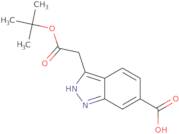 3-tert-Butoxycarbonylmethyl-1H-indazole-6-carboxylic acid