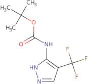 (4-Trifluoromethyl-1H-pyrazol-3-yl)-carbamic acid tert-butyl ester