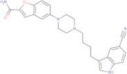 5-[4-[4-(5-Cyanoindol-3-yl)butyl]piperazin-1-yl]benzofuran-2-carboxamide