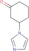 3-(1H-Imidazol-1-yl)cyclohexan-1-one