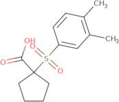 1-(3,4-Dimethyl-benzenesulfonyl)-cyclopentane-carboxylic acid