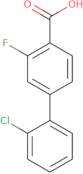 2'-Chloro-3-fluoro-[1,1'-biphenyl]-4-carboxylic acid