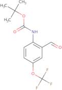 tert-Butyl 2-formyl-4-(trifluoromethoxy)-phenylcarbamate