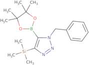 1-Benzyl-5-(4,4,5,5-tetramethyl-1,3,2-dioxaborolan-2-yl)-4-(trimethylsilyl)-1H-1,2,3-triazole