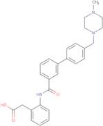 2-[2-[[3-[4-[(4-Methylpiperazin-1-yl)methyl]phenyl]phenyl]carbonylamino]phenyl]ethanoic acid