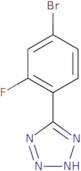 5-(4-Bromo-2-fluorophenyl)-2H-tetrazole
