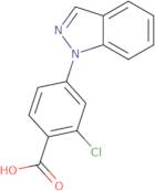 2-Chloro-4-(1H-indazol-1-yl)benzoic acid