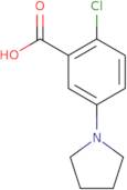 2-Chloro-5-(pyrrolidin-1-yl)benzoic acid