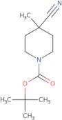 tert-Butyl 4-cyano-4-methylpiperidine-1-carboxylate