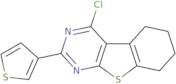 3-Chloro-5-(thiophen-3-yl)-8-thia-4,6-diazatricyclo[7.4.0.0,2,7]trideca-1(9),2,4,6-tetraene