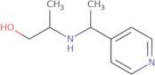 2-{[1-(Pyridin-4-yl)ethyl]amino}propan-1-ol