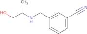 3-{[(1-Hydroxypropan-2-yl)amino]methyl}benzonitrile