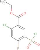 Ethyl 2-chloro-5-(chlorosulfonyl)-4-fluorobenzoate