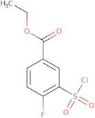 Ethyl 3-(chlorosulfonyl)-4-fluorobenzoate