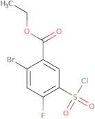 Ethyl 2-bromo-5-(chlorosulfonyl)-4-fluorobenzoate