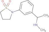 2-{3-[1-(Methylamino)ethyl]phenyl}-1,2-thiazolidine-1,1-dione