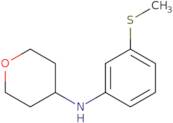 N-[3-(Methylsulfanyl)phenyl]oxan-4-amine