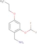 [2-(Difluoromethoxy)-4-propoxyphenyl]methanamine