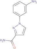 1-(3-Aminophenyl)-1H-pyrazole-3-carboxamide