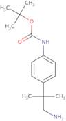 tert-Butyl N-[4-(1-amino-2-methylpropan-2-yl)phenyl]carbamate