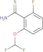 2-(Difluoromethoxy)-6-fluorobenzene-1-carbothioamide