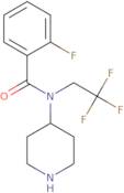 2-Fluoro-N-(piperidin-4-yl)-N-(2,2,2-trifluoroethyl)benzamide