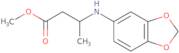 Methyl 3-[(1,3-dioxaindan-5-yl)amino]butanoate
