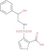 3-[(2-Hydroxy-2-phenylethyl)sulfamoyl]thiophene-2-carboxylic acid