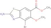 Methyl 2-amino-4-bromo-5-methoxybenzo[D]thiazole-6-carboxylate