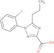 1-(2-Fluorophenyl)-5-propyl-1H-1,2,4-triazole-3-carboxylic acid