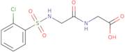 2-[2-(2-Chlorobenzenesulfonamido)acetamido]acetic acid