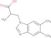 3-(5,6-Dimethyl-1H-benzimidazol-1-yl)-2-methylpropanoic acid