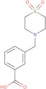 3-[(1,1-Dioxo-1λ⁶-thiomorpholin-4-yl)methyl]benzoic acid