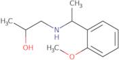 1-[1-(2-Methoxyphenyl)ethylamino]propan-2-ol