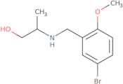 2-[(5-Bromo-2-methoxyphenyl)methylamino]propan-1-ol