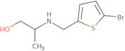 2-{[(5-Bromothiophen-2-yl)methyl]amino}propan-1-ol