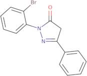1-(2-Bromophenyl)-3-phenyl-4,5-dihydro-1H-pyrazol-5-one
