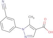 1-(3-Cyanophenyl)-5-methyl-1H-pyrazole-4-carboxylic acid