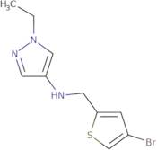 N-[(4-Bromothiophen-2-yl)methyl]-1-ethylpyrazol-4-amine