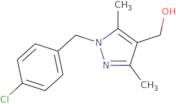 {1-[(4-Chlorophenyl)methyl]-3,5-dimethyl-1H-pyrazol-4-yl}methanol