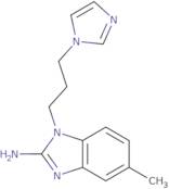 1-[3-(1H-Imidazol-1-yl)propyl]-5-methyl-1H-1,3-benzodiazol-2-amine