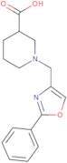 1-[(2-Phenyl-1,3-oxazol-4-yl)methyl]piperidine-3-carboxylic acid