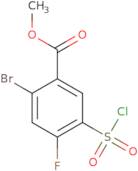 Methyl 2-bromo-5-(chlorosulfonyl)-4-fluorobenzoate